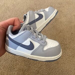 Toddler Nike Dunk Low "Summit White/Lt Carbon/Wolf Grey"
